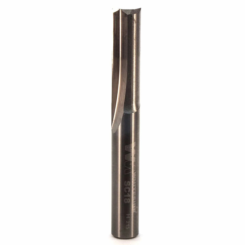 Standard Straight Router Bit - 5/16" SH 5/16" CD 2-1/2" OL - Flutes:Double Flute